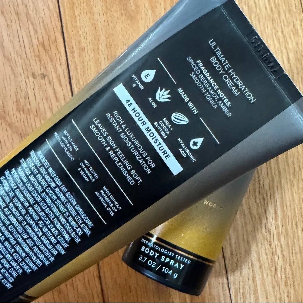 Bath & Body Works After Dark 2Piece Set- Black and Gold